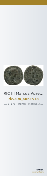 RIC III Marcus Aurelius 1518 — CANOA