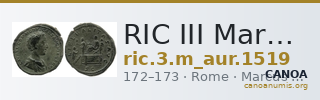 RIC III Marcus Aurelius 1519 — CANOA