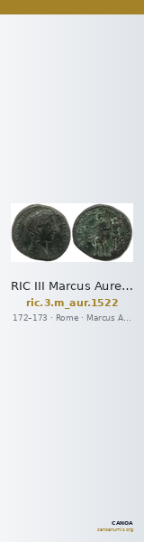 RIC III Marcus Aurelius 1522 — CANOA