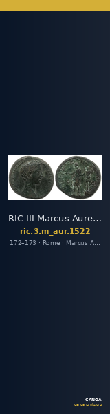 RIC III Marcus Aurelius 1522 — CANOA