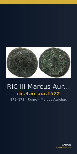 RIC III Marcus Aurelius 1522 — CANOA