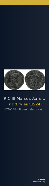 RIC III Marcus Aurelius 1524 — CANOA