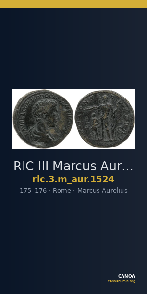 RIC III Marcus Aurelius 1524 — CANOA