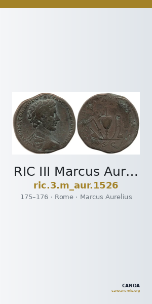 RIC III Marcus Aurelius 1526 — CANOA