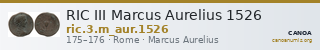 RIC III Marcus Aurelius 1526 — CANOA