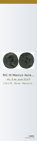 RIC III Marcus Aurelius 1527 — CANOA