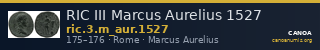 RIC III Marcus Aurelius 1527 — CANOA