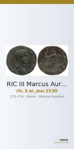 RIC III Marcus Aurelius 1530 — CANOA