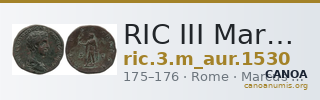 RIC III Marcus Aurelius 1530 — CANOA