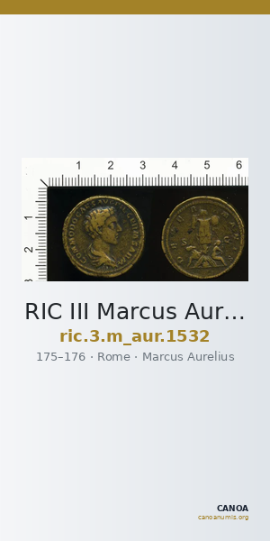 RIC III Marcus Aurelius 1532 — CANOA