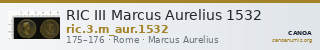 RIC III Marcus Aurelius 1532 — CANOA