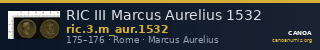 RIC III Marcus Aurelius 1532 — CANOA