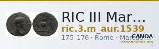 RIC III Marcus Aurelius 1539 — CANOA