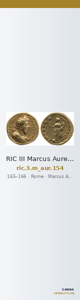 RIC III Marcus Aurelius 154 — CANOA