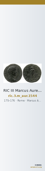 RIC III Marcus Aurelius 1544 — CANOA