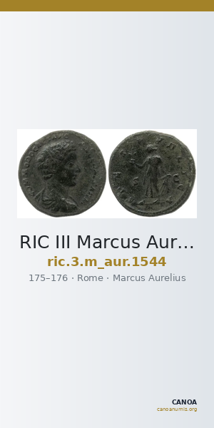 RIC III Marcus Aurelius 1544 — CANOA