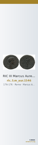 RIC III Marcus Aurelius 1546 — CANOA