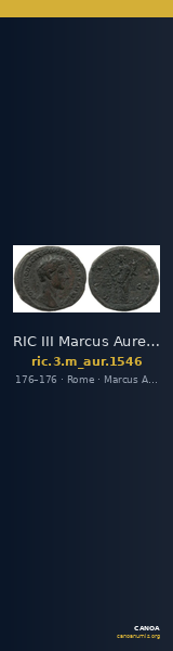 RIC III Marcus Aurelius 1546 — CANOA