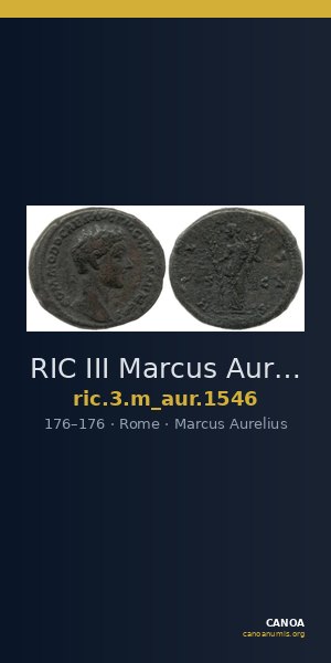 RIC III Marcus Aurelius 1546 — CANOA