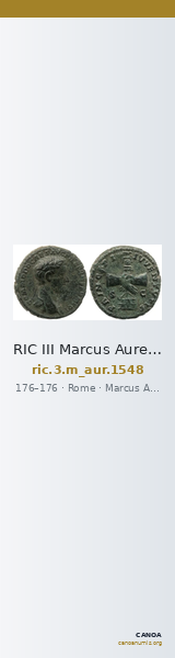 RIC III Marcus Aurelius 1548 — CANOA