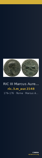 RIC III Marcus Aurelius 1548 — CANOA