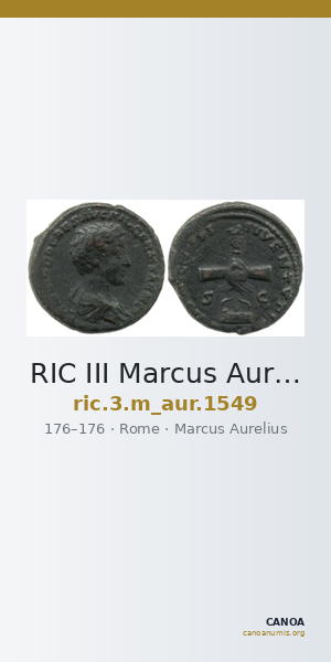 RIC III Marcus Aurelius 1549 — CANOA