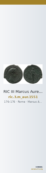RIC III Marcus Aurelius 1551 — CANOA