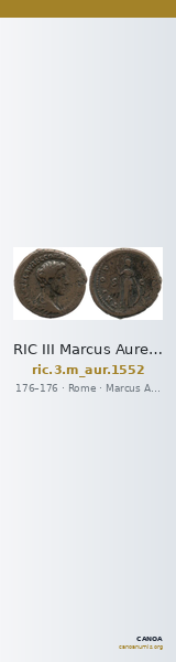 RIC III Marcus Aurelius 1552 — CANOA