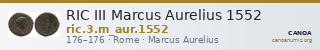 RIC III Marcus Aurelius 1552 — CANOA