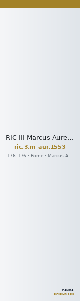 RIC III Marcus Aurelius 1553 — CANOA