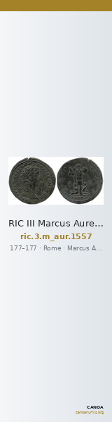 RIC III Marcus Aurelius 1557 — CANOA