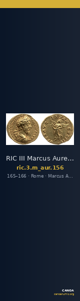 RIC III Marcus Aurelius 156 — CANOA