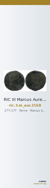 RIC III Marcus Aurelius 1568 — CANOA