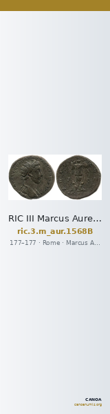 RIC III Marcus Aurelius 1568B — CANOA