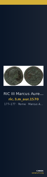 RIC III Marcus Aurelius 1570 — CANOA