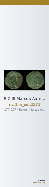 RIC III Marcus Aurelius 1571 — CANOA