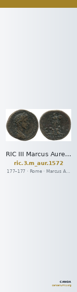 RIC III Marcus Aurelius 1572 — CANOA