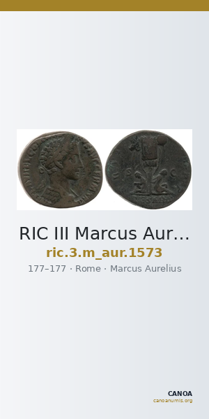 RIC III Marcus Aurelius 1573 — CANOA
