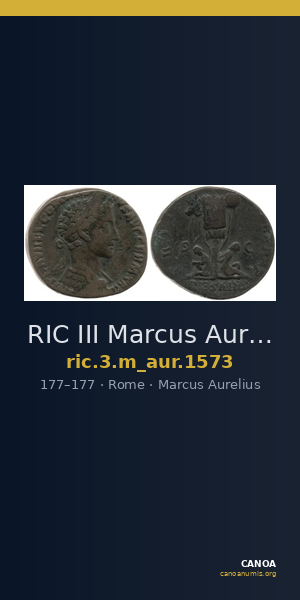 RIC III Marcus Aurelius 1573 — CANOA