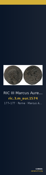 RIC III Marcus Aurelius 1574 — CANOA