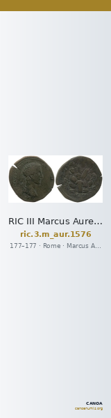 RIC III Marcus Aurelius 1576 — CANOA