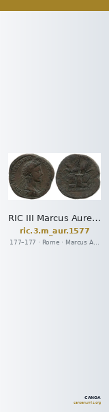 RIC III Marcus Aurelius 1577 — CANOA