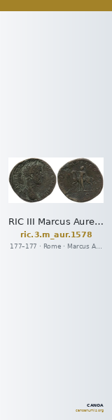 RIC III Marcus Aurelius 1578 — CANOA