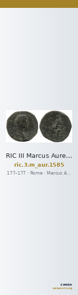 RIC III Marcus Aurelius 1585 — CANOA