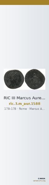 RIC III Marcus Aurelius 1588 — CANOA