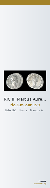 RIC III Marcus Aurelius 159 — CANOA