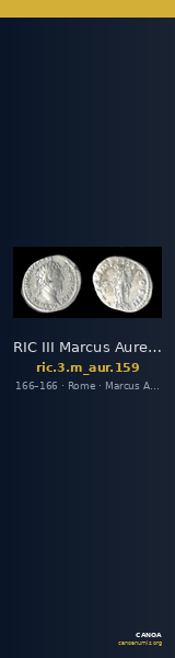 RIC III Marcus Aurelius 159 — CANOA