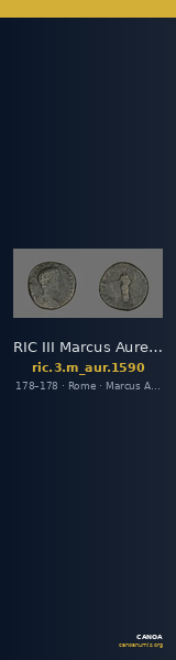 RIC III Marcus Aurelius 1590 — CANOA