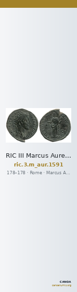 RIC III Marcus Aurelius 1591 — CANOA