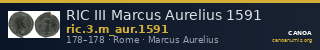 RIC III Marcus Aurelius 1591 — CANOA